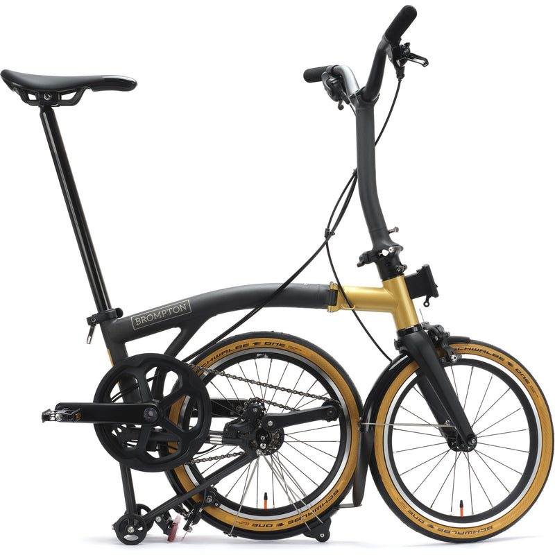 Faltrad Brompton T Line Ceratech Cobalt Black 12 Speed