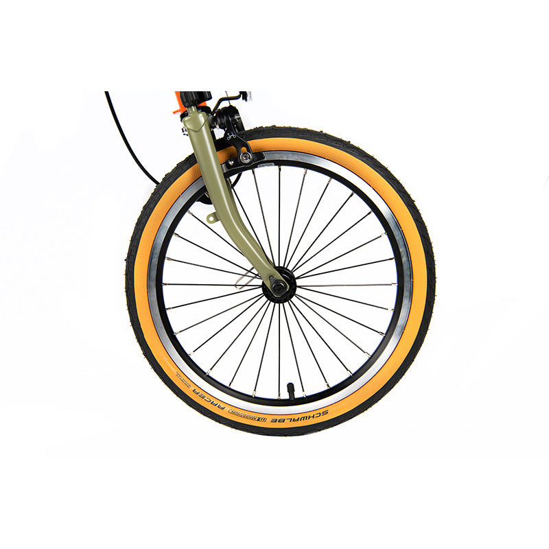 tan wall reifen rennrad Schwalbe Marathon Racer Tanwall für Brompton – Citybiker.at