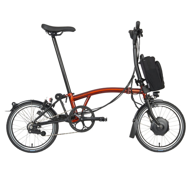 Brompton Electric C Line Explore Mid Flame Lacquer 6-Gang