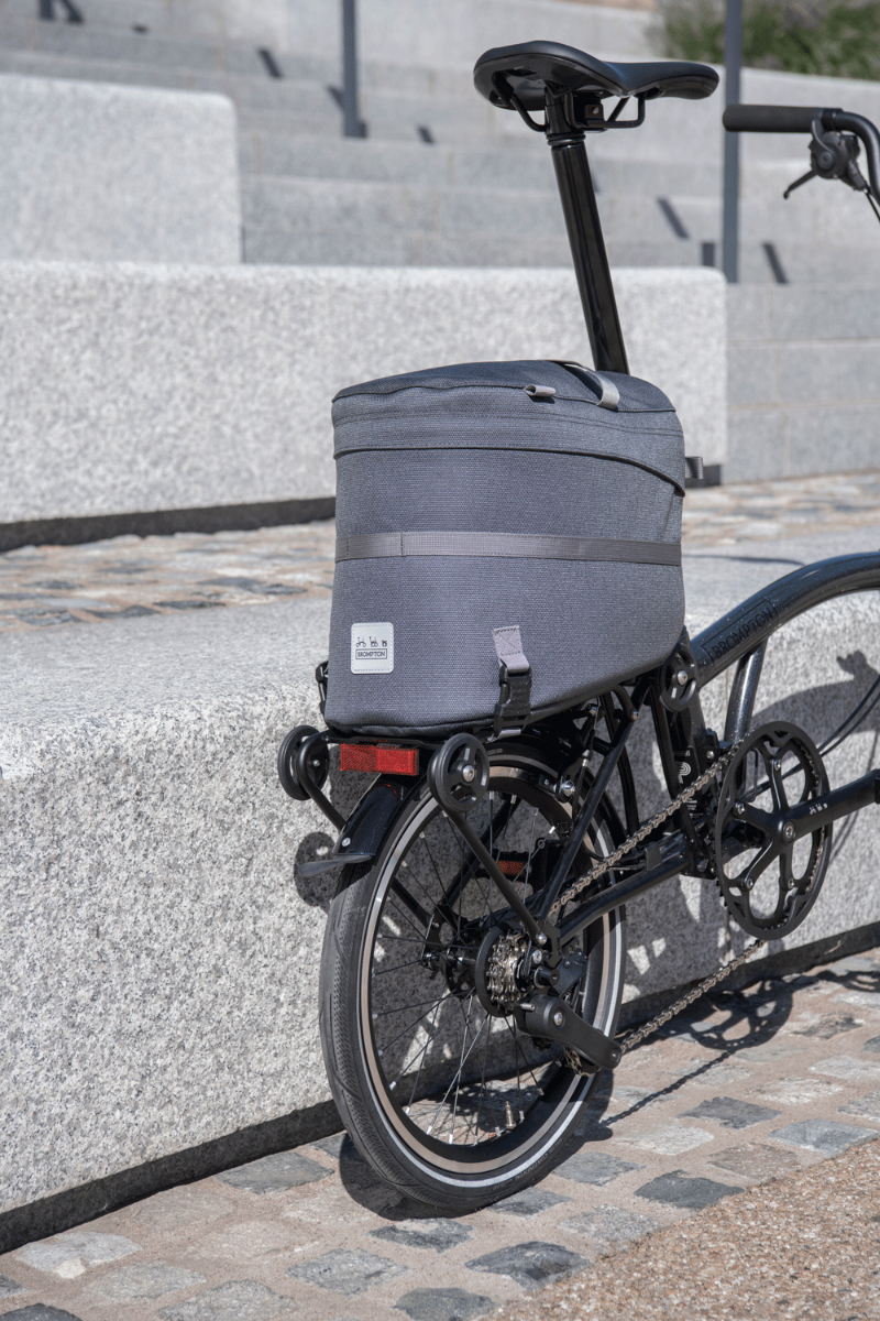 Brompton Borough Roller Rack Bag in Dark Grey