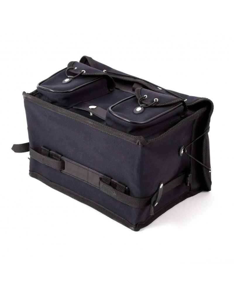 lenkertasche leder schwarz Gilles Berthoud Lenkertasche ohne Decaleur 25L All Black – Citybiker.at